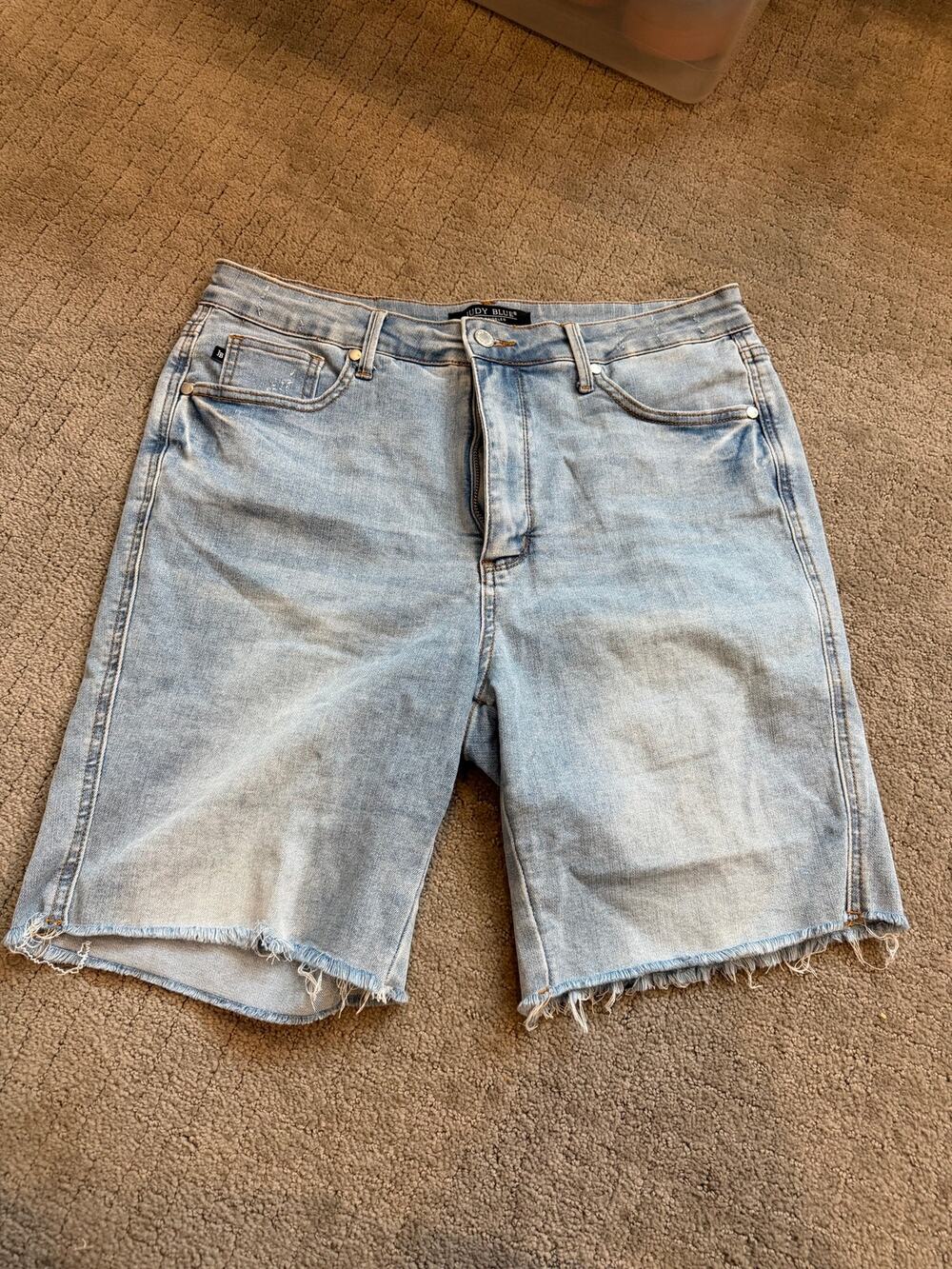 Judy Blue XL Cut Off Denim Shorts
